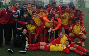 LES U15 EN FINALE DE LA COUPE DE L'ESSONNE