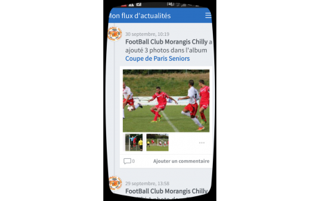 Application  mobile Sportsregions
